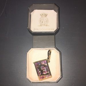 Juicy Couture Credit Card Charm - Gold